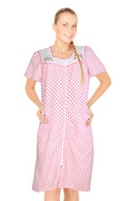 JEFFRICO House Dresses for Women with Pockets Lightweight Dusters Housecoat 2011