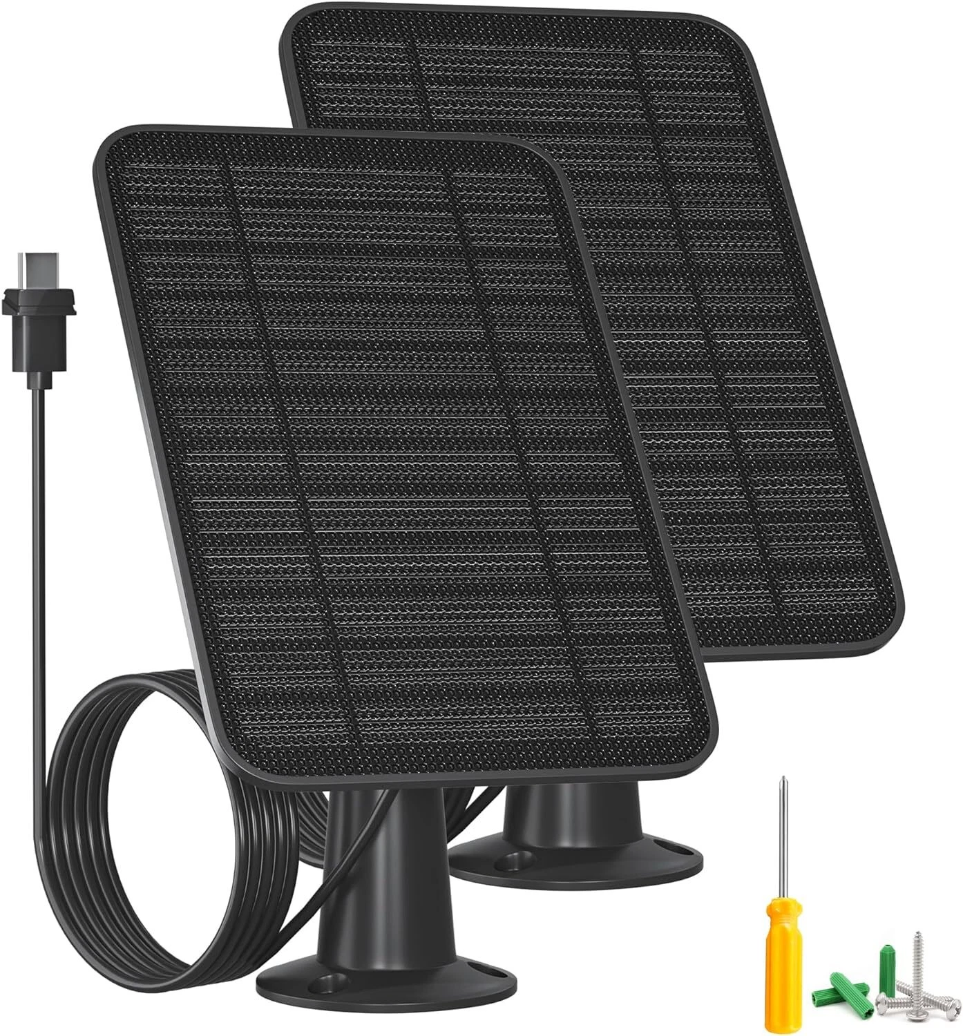 2Pcs Solar Panel Charger Compatible with New Blink Outdoor 4(4th Gen)Camera USA