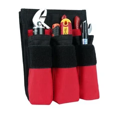 7-Pocket Firefighter Tool Pouch with Carry Handle and Flap Fits in Bunker Gea...