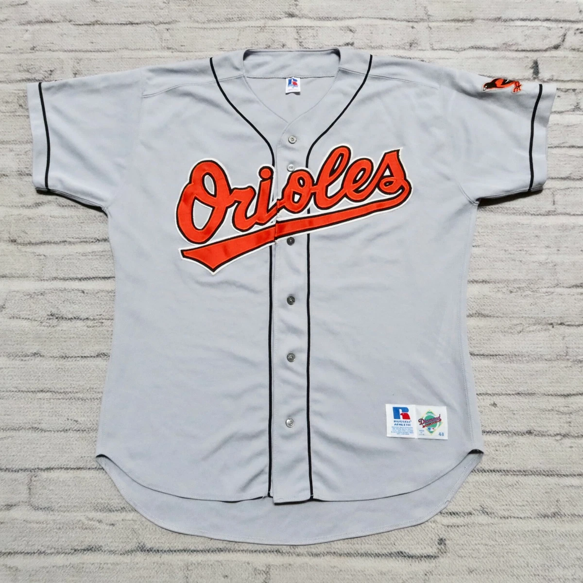 Vintage 90s Baltimore Orioles Baseball Jersey Authentic Sewn Pro Cut