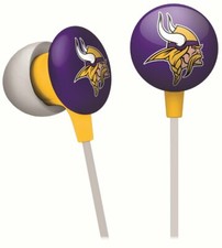 *BRAND NEW* Minnesota Vikings NFL Logo Mascot iHip Ear buds Earphones iPhone iPo