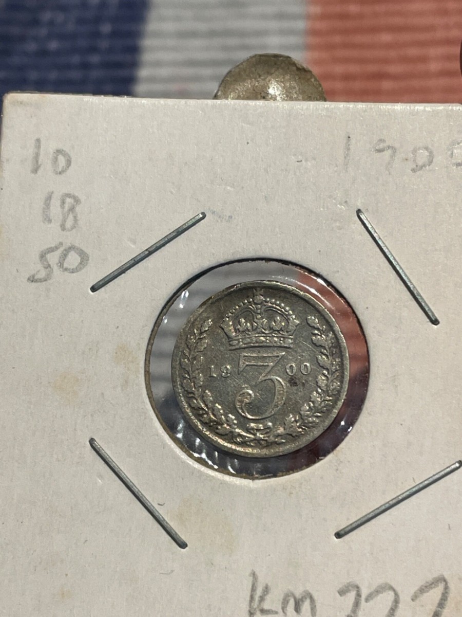 1900 VINTAGE QUEEN VICTORIA 3p COIN | eBay