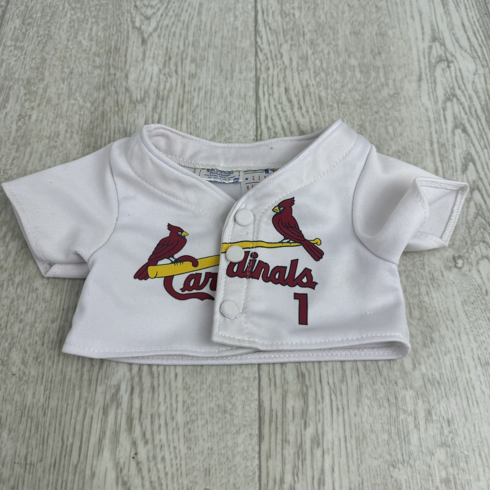 Build A Bear Outfit St Louis Cardinals Baseball Fred Bird Shirt - Shirt Only BAB