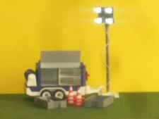playmobil THW Transportanhänger mit Lichtmast und Zubehör kg Konvolut Sammlung