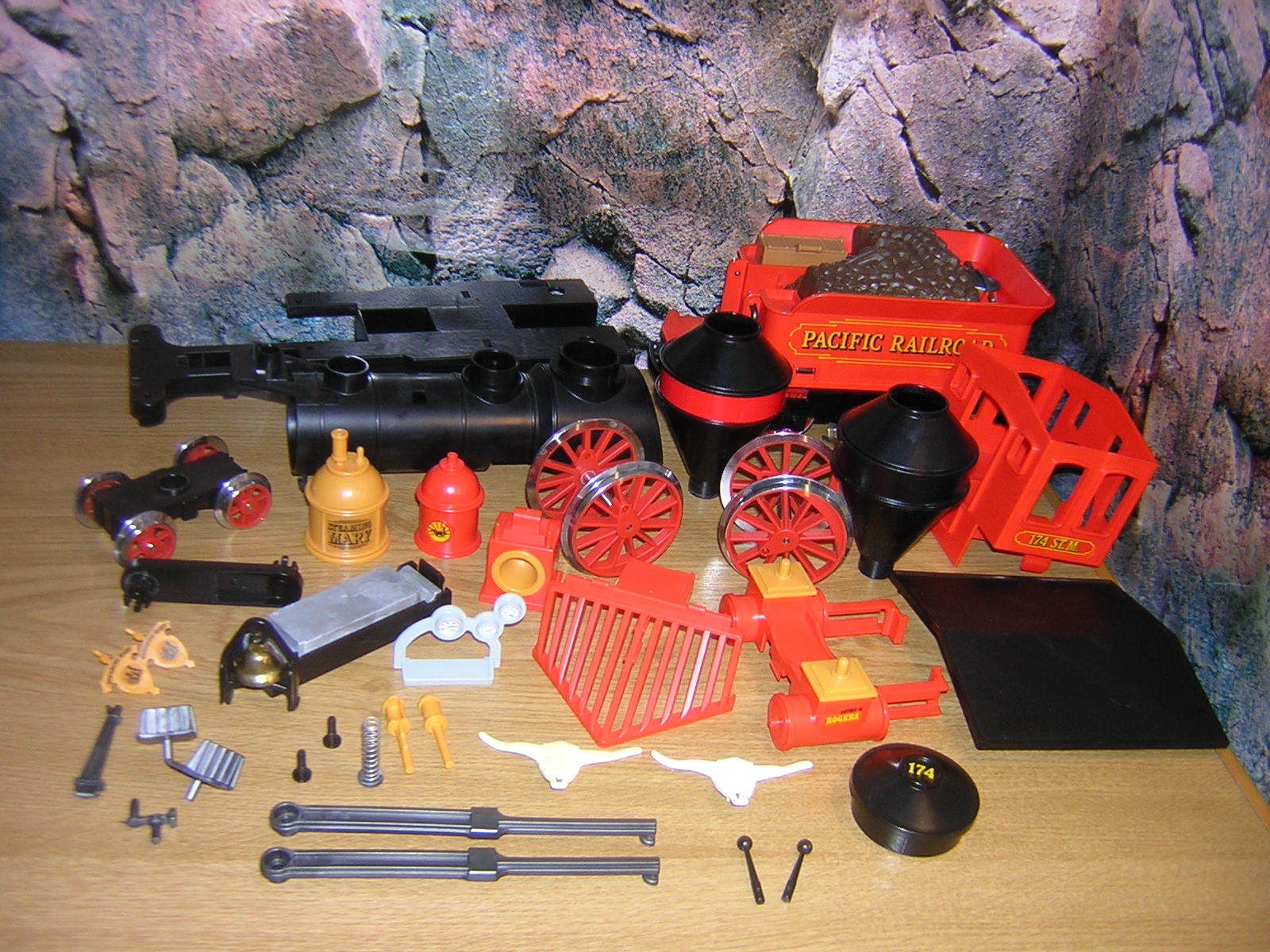 Playmobil 4033 4034 4054 train western locomotive