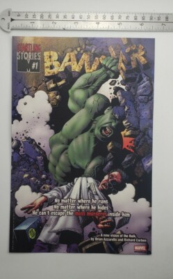 Banner Hulk Comic Book RARE Print Advertisement 