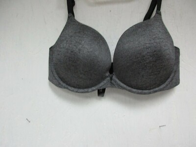 Adore Me  Women's Analize Push Up Bra Black Marl Size 32D New!!