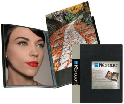 Itoya Art Portfolio Display Book 8.5x11 I-12 Pages Black