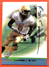 KELLY CAMBELL 2002 TOPPS CERTERFIED AUTOGRAPH # 154 (MINT) 1205/1499