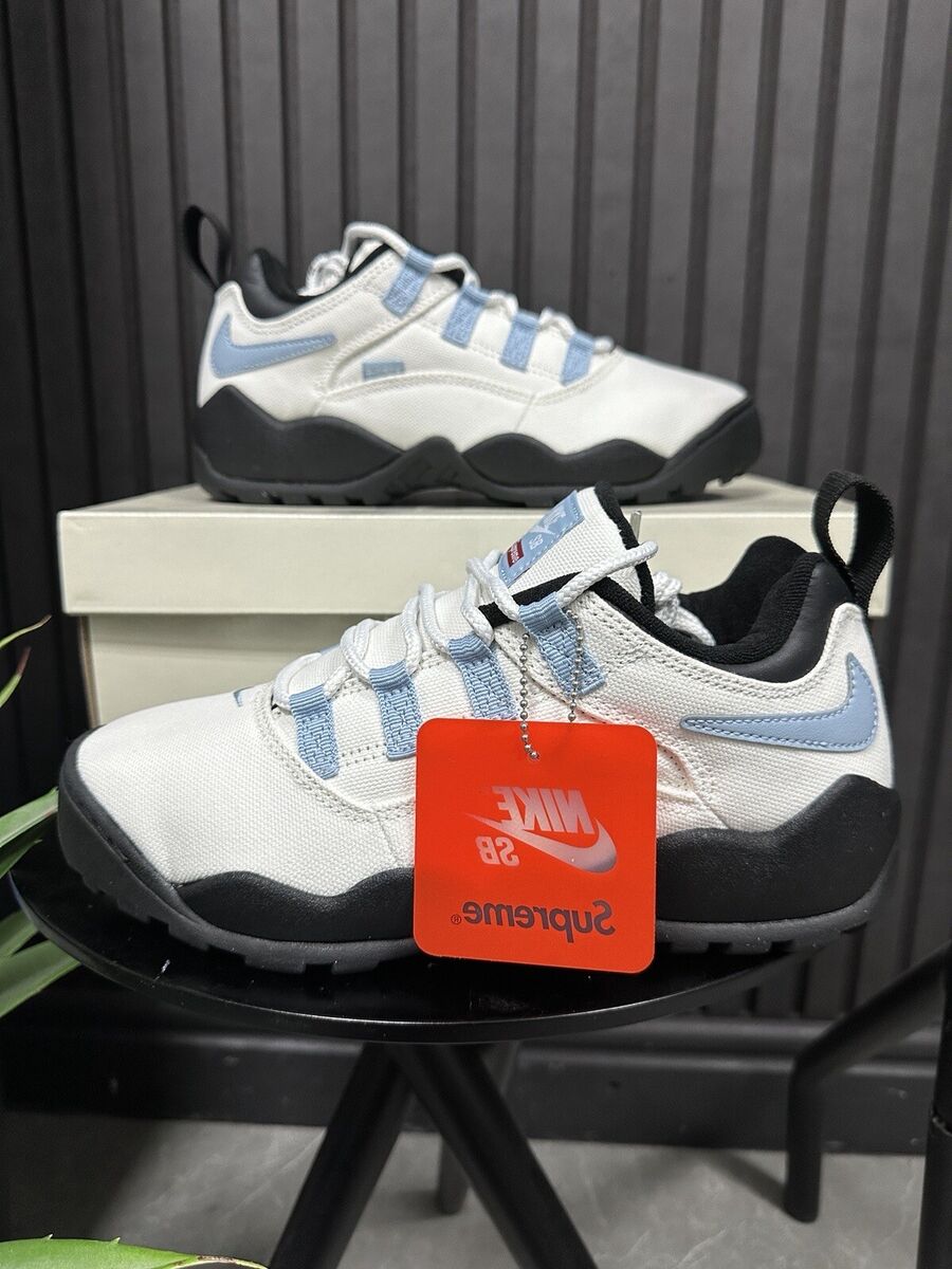 Supreme × Nike SB Darwin Low White Supreme Nike SB Darwin Low 'Sail' First Look - JustFreshKicks