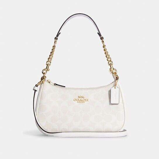 Brand New Shoulder Bag Signature Canva CA548 Glossy