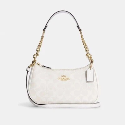 COLOUR MATCH NWT Shoulder Bag In CA548 Smooth Leather White