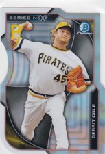 2015 Bowman Chrome Baseball Gerrit Cole Series Next Die Cut      (ID750)