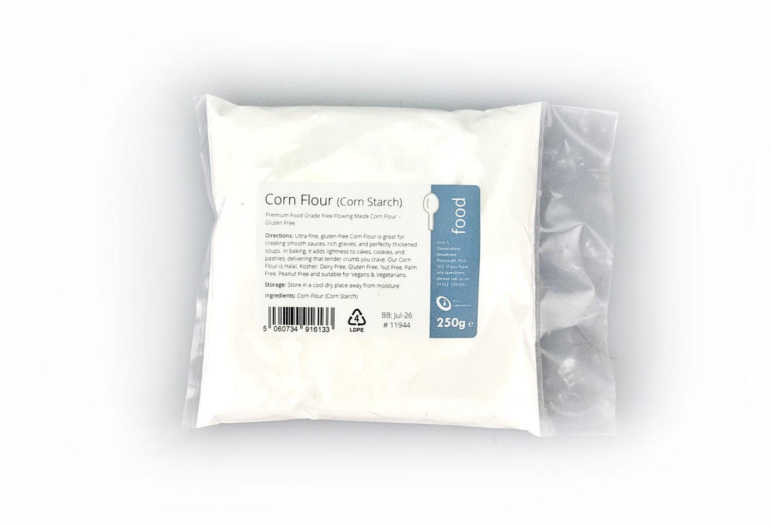 Cornflour 250g - Maize - Ultra Fine - Baking - Best quality.
