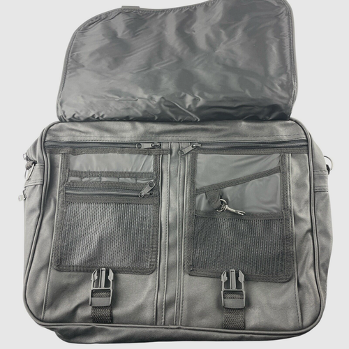 Bolso de hombro Renwick negro brillante 15x12x3 pulgadas - Imagen 9 de 10