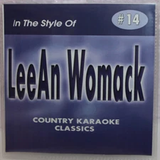 COUNTRY KARAOKE CLASSICS 17 Tracks  CD+G LeeAn Womack #14 New In Vinyl w/Print