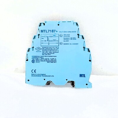 GEBRAUCHTE MTL MESSTECHNIK LTD. MTL7187+ SHUNTDIODEN SICHERHEITSBARRIERE