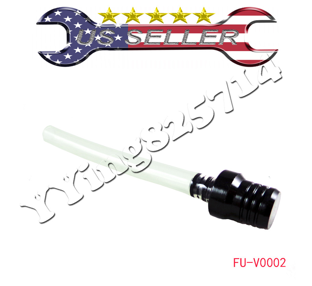 Gas Fuel Tank Gas Cap Valve Vent Breather Hose Tube ATV Dirt Bike Black
