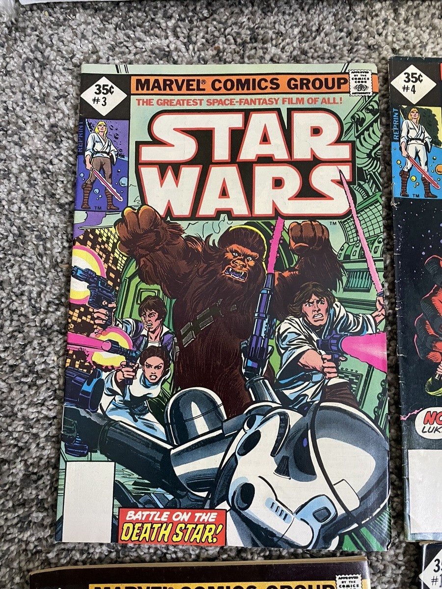 Lot of 11 Vintage 1977 Star Wars Marvel Comics Comic Books | eBay