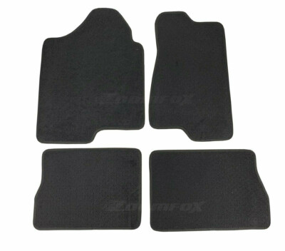 OE 4 Pcs Factory Fitment F&R Black Carpets Nylon Floor Mats For 03-09 Hummer H2