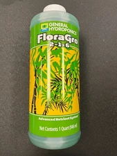 General Hydroponics FloraGro 2 - 1 - 6 - Vegetative Growth. Builds Strong Roots