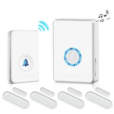 Wireless Window/Door Open Entry Security Alarm Doorbell 48 Chime Magnetic Sensor