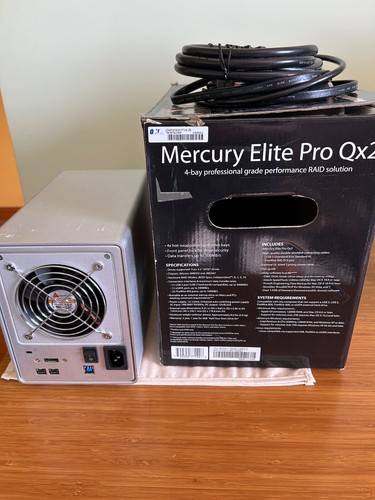 OWC Mercury Elite Pro Qx2 4-Bay 12TB (4x4TB OWC) RAID 5 Enclosure - Photo 2/3