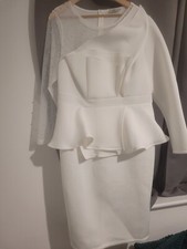 plus size women dress gown corporate size 3xl white longsleeve