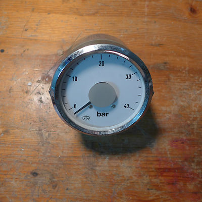NTW NORIS ANALOGUE PRESSURE INDICATOR USED CALIBRATED OK 0-40bar, 4-20mA