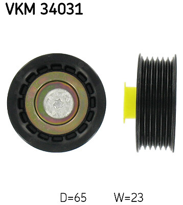 SKF VKM 34031 UMLENK-/FÜHRUNGSROLLE, Keilrippenriemen Links Oben FÜR Ford Jaguar-image