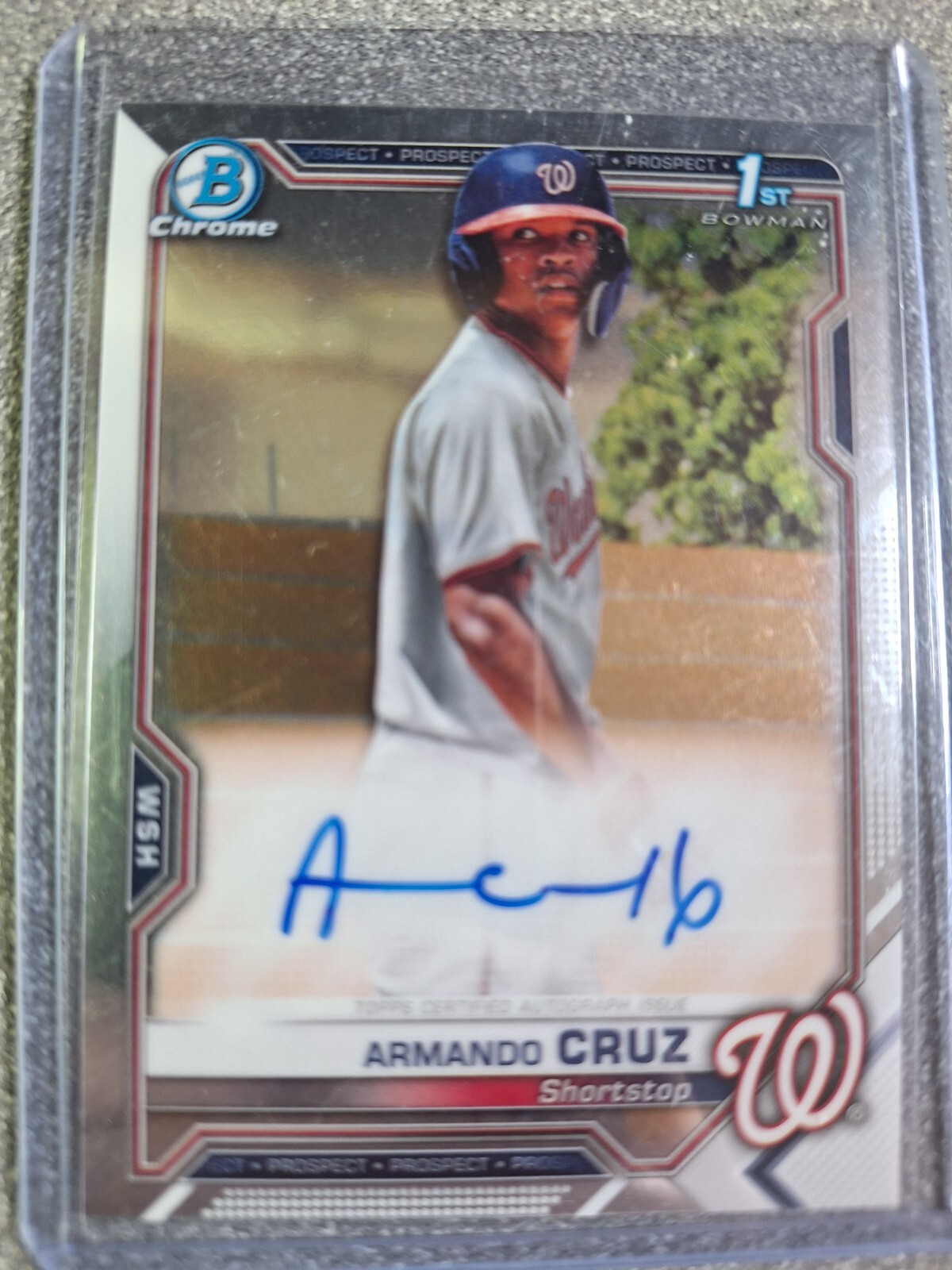 Armando Cruz 2021 Bowman Chrome - Prospect Autographs #CPA-AC o151