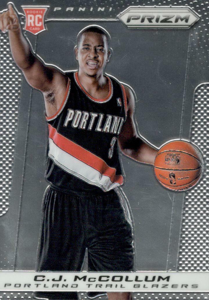 2013-14 Panini Prizm CJ McCollum #283 Base Rookie Blazers RC 