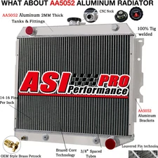 3 Row Aluminum Radiator FOR Dodge 1968-1974 Challenger Charger Plymouth-V8 22"W