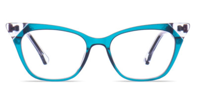 NW 77TH USA COUCH GREEN CRYSTAL FRAMES EYEGLASSE 52-19-142  display picture 2