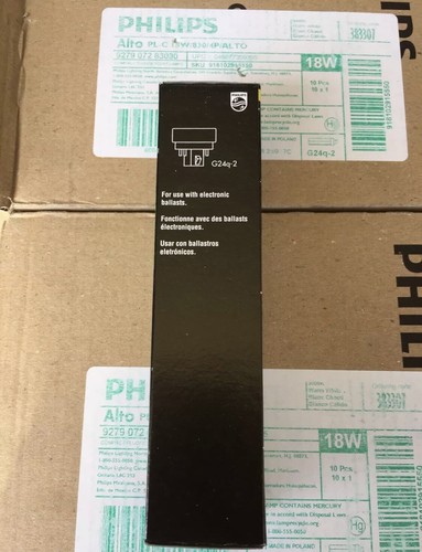 PHILIPS PL-C 18W/830/4P/ALTO 5 BOXES OF 10 - Picture 6 of 10