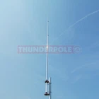 Thunderpole 5/8 Wave | CB Radio Aerial AM/FM/SSB Silver Rod Type Base Antenna