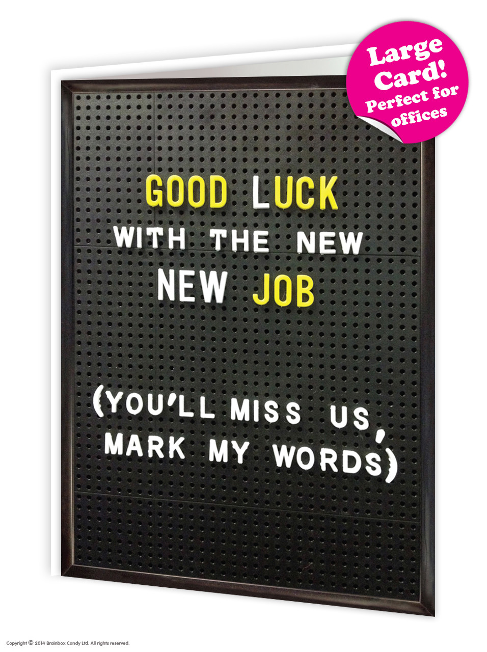 Leaving Work Job Bon Voyage Travel Goodbye Good Luck LARGE Card Funny Humour