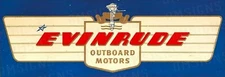 Evinrude Motors Ad Metal Sign FREE SHIPPING Vintage Boat Cabin Decor