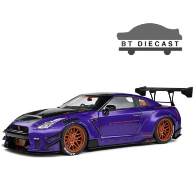 SOLIDO NISSAN GT-R R35 LB WALK BODY KIT 2 PURPLEZILLA 2022 1/18 PURPLE S1805812