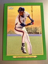 2020 Topps Turkey Red 2020 Series 2 Green DARRYL STRAWBERRY #’d 07/10!