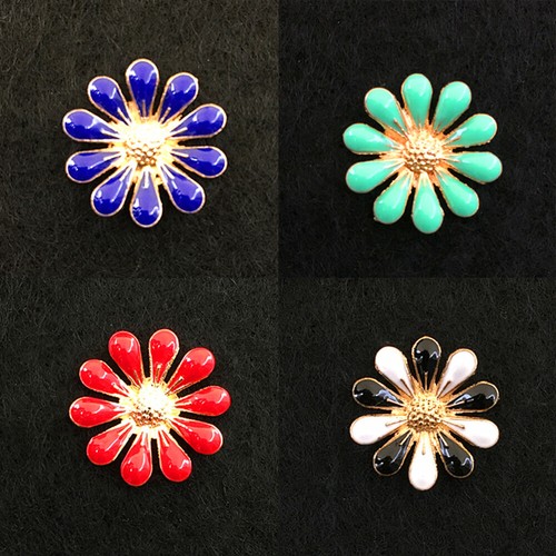 20 PCS Sunflower Jewelry Accessories Flower Charm Pendant Daisy Charm - Picture 5 of 12