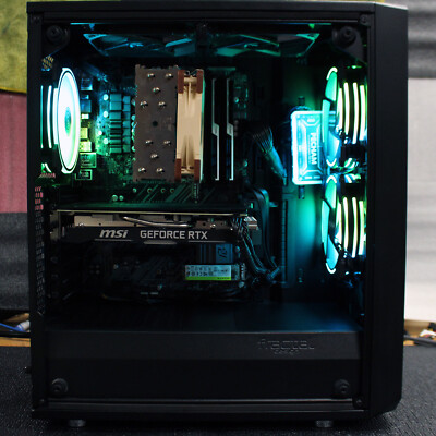 PRC Custom Gaming Desktop PC i5-9600K 3.7GHz RTX 2060 32GB 1TB +