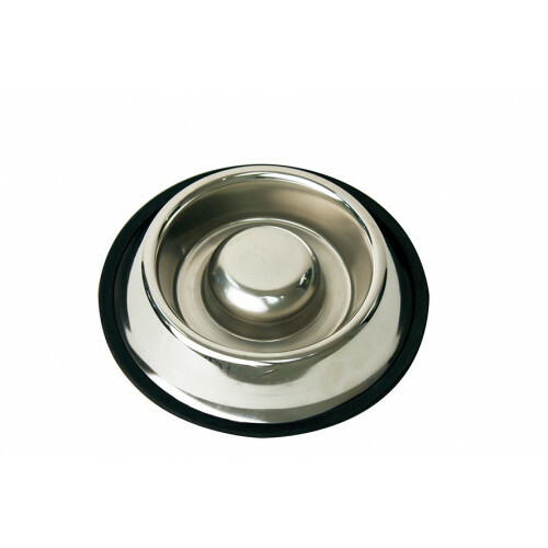 Slow Feed Bowl 18cm Stainless Steel from Melian