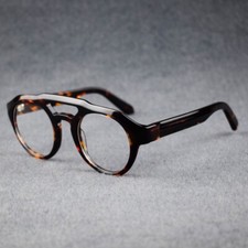 Nerd Acetate Eyeglasses Frames Round Reading Glasses Personalized Men Women