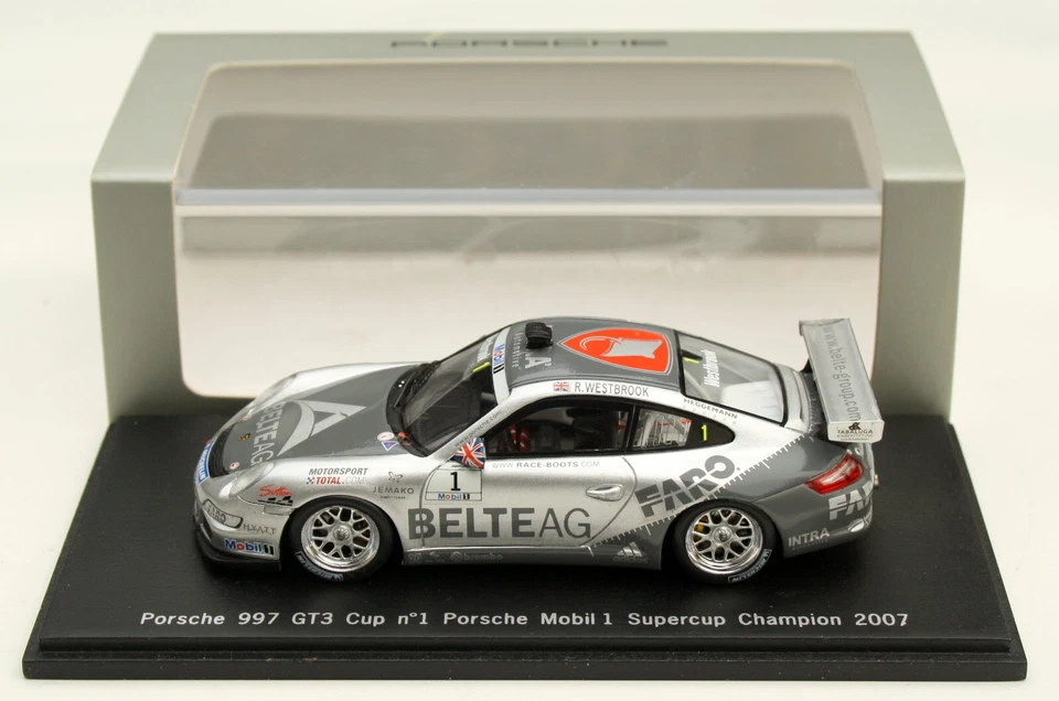 Porsche 911 GT3 Cup 997 Supercup Campione 2007 #1 Richard Westbrook, Spark 1:43 - Immagine 4 di 4