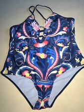 Womens Multi Color Swimsuit Sz XXL NNT