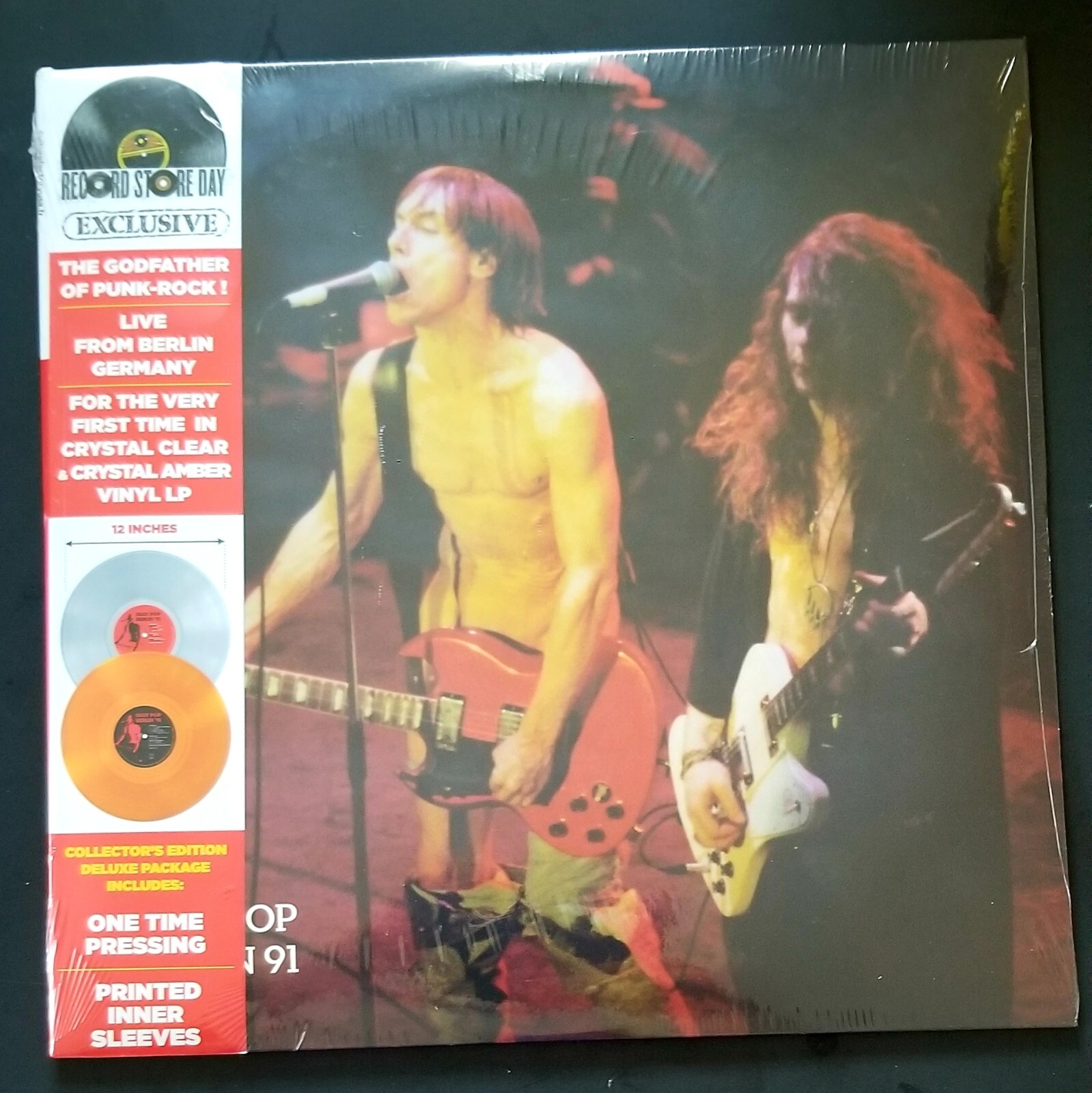 Iggy Pop RSD 2022 Gatefold colored x2 vinyl sealed Recorded in Berlin 1991