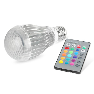 E27 9W RGB LED Bulb with 16 Colors & Remote Control Smart Color Changing Lights