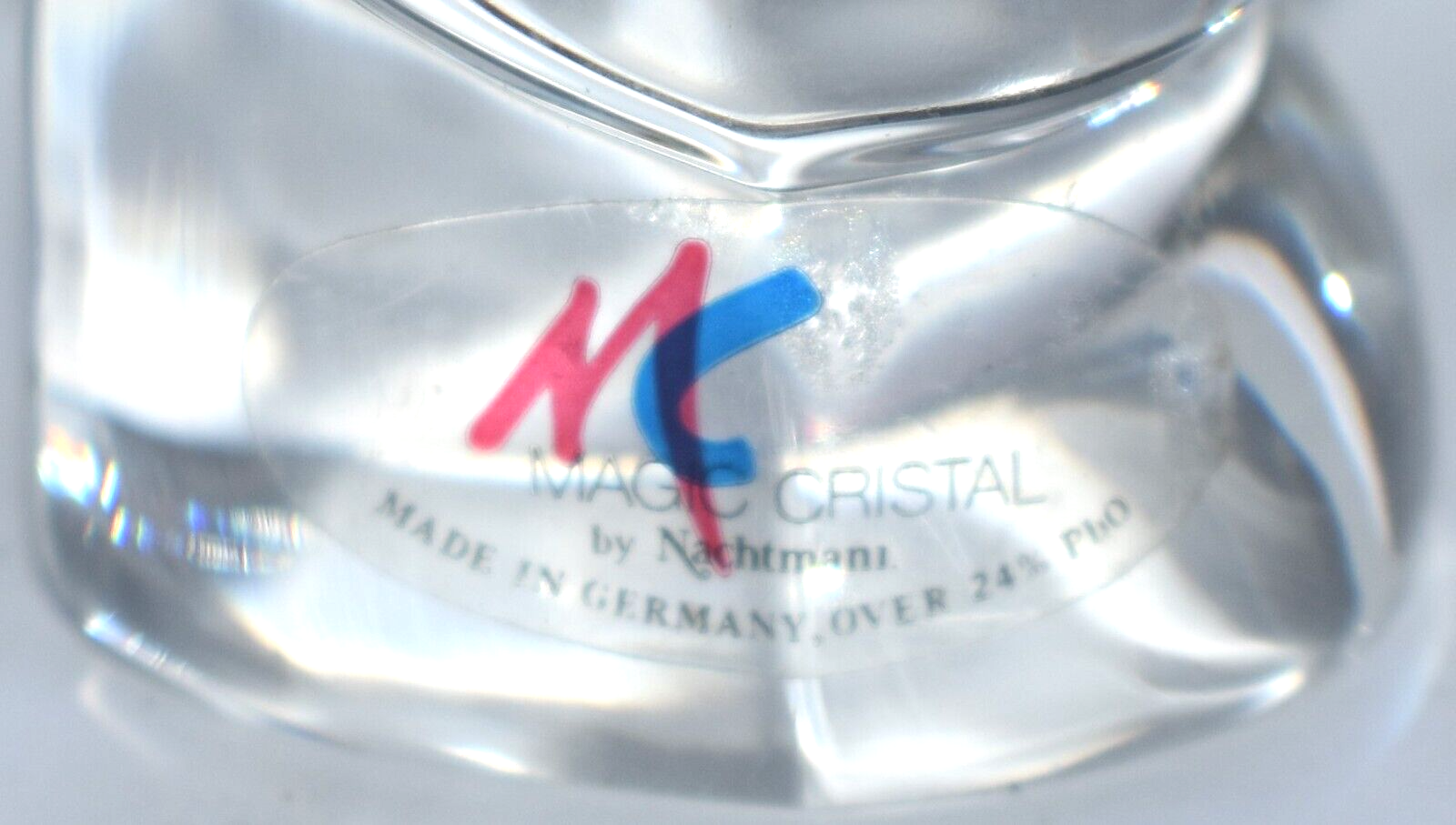 Vintage Nachtmann Lead Crystal Germany Magic Cristal Boxing Glove