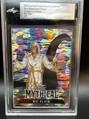 2024 Leaf Metal Legends Wrestling Mythical Ric Flair Pre Proof 1/1